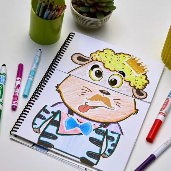 CRAYOLA Today I Feel Mix & Match Flip Book Activity Pad and MONDO LLAMA NEW - Picture 5 of 6